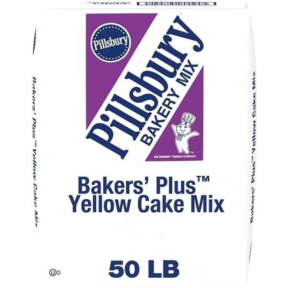 Pillsbury Baker's Plus Yellow Cake Mix, 50 Pound