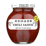 Homade Chili Sauce 12 oz Bottle - Sweet & Tangy Tomato-Based Condiment for Meatballs, Meatloaf Glaze, Cocktail Sauce, Burgers & Dipping; Classic