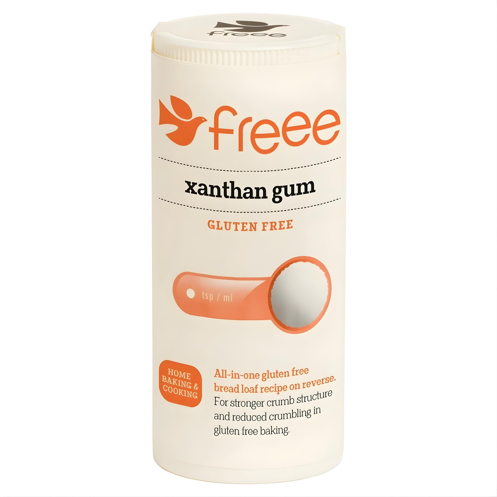 freee Gluten Free Xanthan Gum Powder 3.53 Oz (100 g) | Thickener, Binder & Stabilizer | For Baking, Sauces, Soups, Desserts, Ice Cream | Kosher