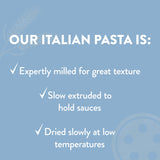 DeLallo Mezzi Rigatoni Pasta, Made with Only 100% Durum Wheat Semolina, Bronze Cut, Made in Italy, All Natural, Non-GMO, 4 Pack