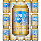 Inca Kola, The Golden Kola Soda, Carbonated Beverage Drink, 12oz Can (Pack of 15, Total of 180 Fl Oz)