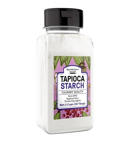 Unpretentious Tapioca Starch, 9.6 Ounce, Vegan & Gluten-Free, Cornstarch Replacement