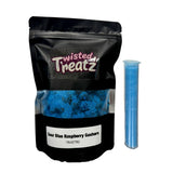 Sour Blue Raspberry Gushers, Viral Tiktok Candy Extremely Sour Gushers/Gummies (1 lb with Extra Sour Powder)