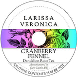 Cranberry Fennel Dandelion Root Tea (Single Serve K-Cup Pods) (12 pods, ZIN: 577619) - 2 Pack