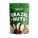 Food to Live - Dry Roasted Brazil Nuts with Himalayan Salt, 8 Ounces - Oven Roasted, Lightly Salted, No Oil Added, Whole. Vegan, Kosher, Bulk.