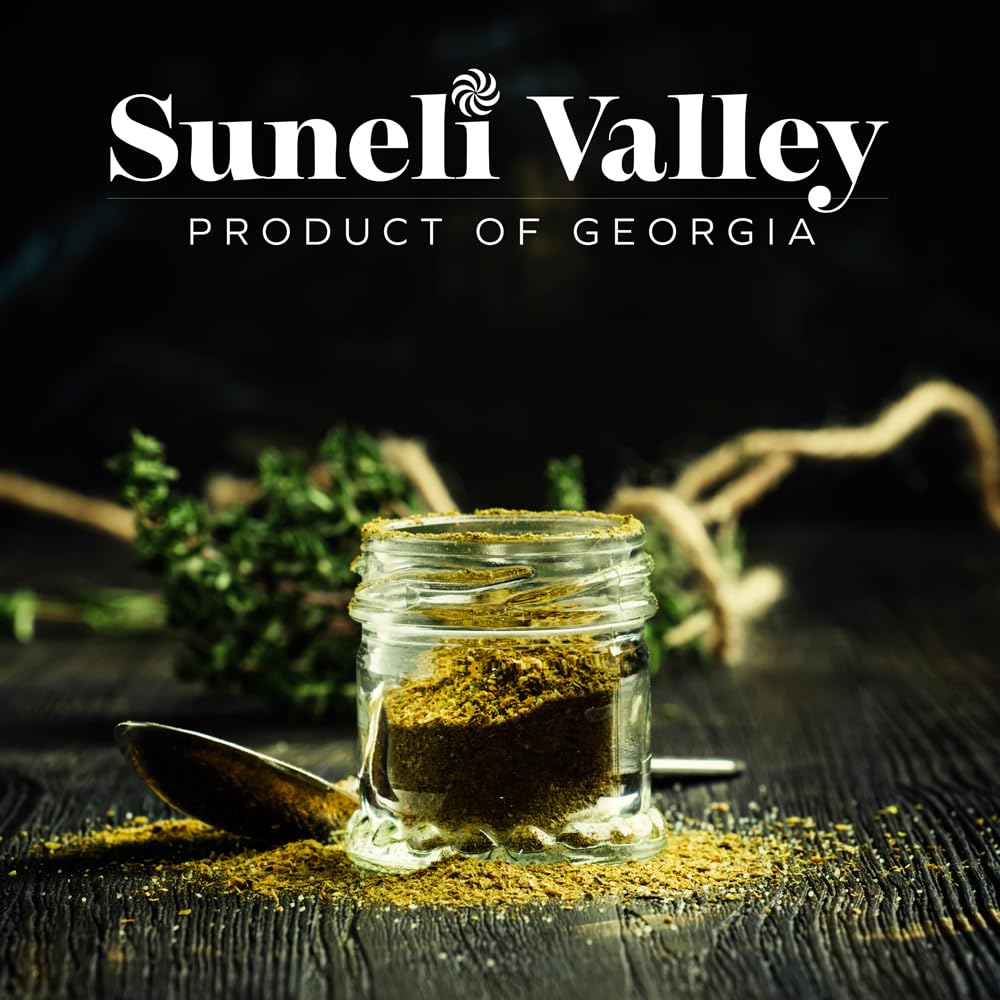 Suneli Valley Khmeli Suneli | Premium Georgian-Style Seasoning | Aromatic Mix of Herbs and Spices | Ideal for Grilled Meats, Seafood, Poultry | 2.8oz