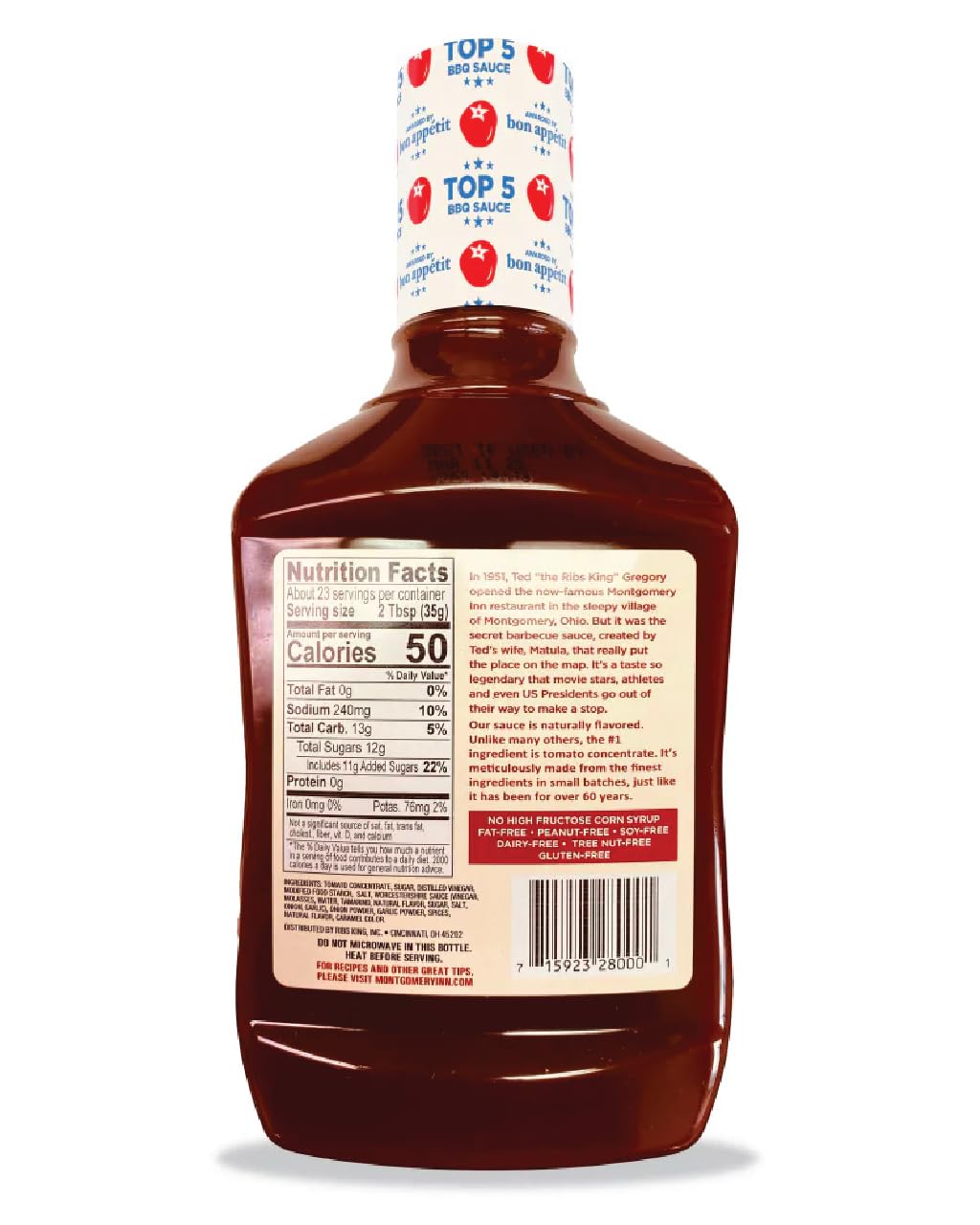 Montgomery Inn Barbecue Sauce (28oz) - 3 Pack | Sweet & Tangy Original
