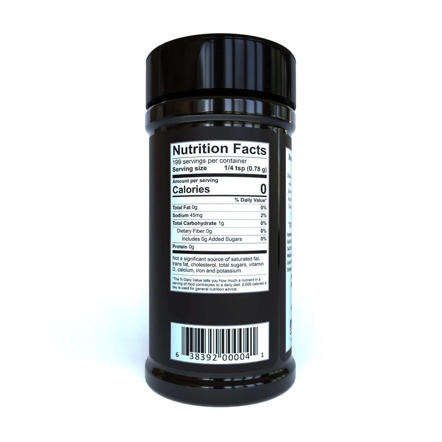 Bearded Butchers Black Blend Seasoning, 5.5 oz Shaker - Coffee & Molasses Flavor for Steaks, Burgers, Brisket, Roasts, Game Meats - Gluten-Free, No