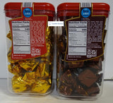Choceur Pralines Dark Chocolate and Milk Chocolate Hazelnut 12.34oz 350g (Two Tubs)