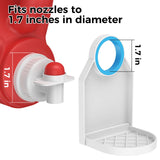 KMOUANTS 2 Pack Laundry Detergent Dispenser Cup Holder, Nozzle button upgrade?Easily No More runny or Messy Laundry Detergent, Laundry Cup Holder