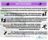 Purecosheet - Reusable Dryer Sheets | Cost effective (500+ loads), Chemical Free & Vegan Dryer Sheet | Safe For Infants & Allergy/Eczema Sufferers |