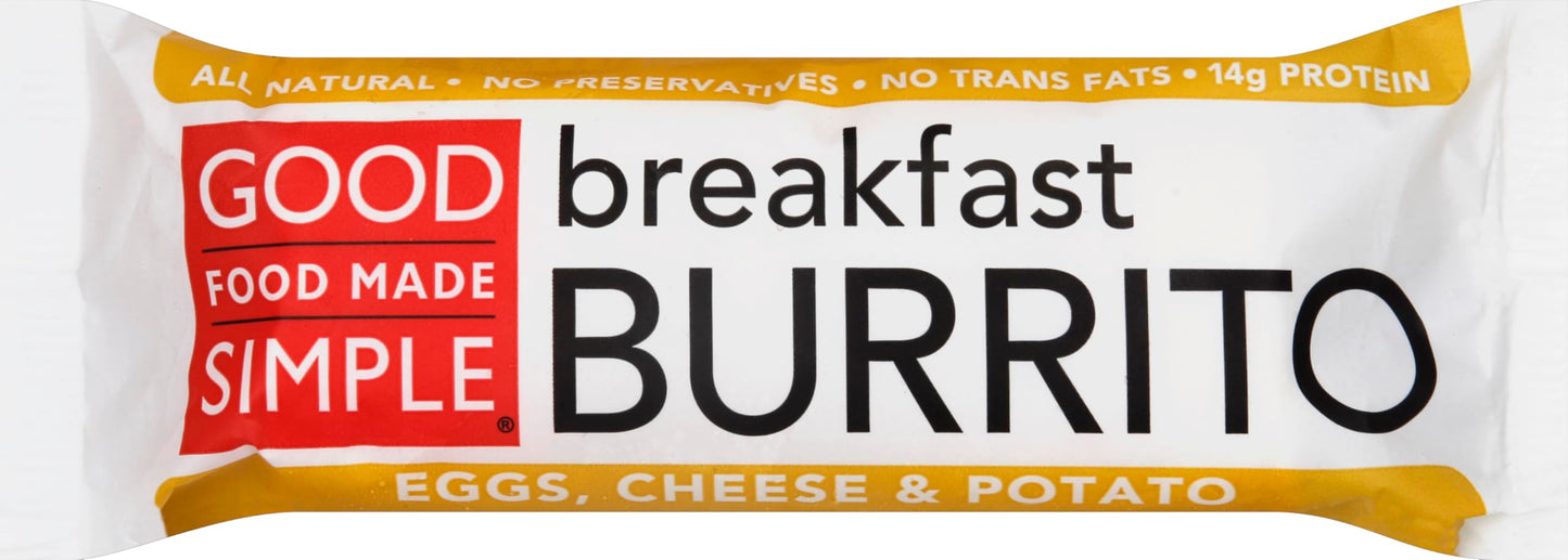 GOOD FOOD MADE SIMPLE Egg Cheese & Potato Breakfast Burrito, 5 OZ