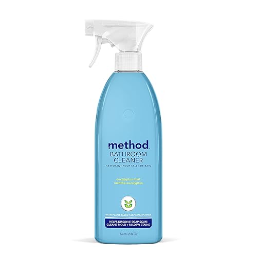 Method Bathroom Cleaner, Removes Mold + Mildew Stains, Eucalyptus Mint, 28 Fl Oz