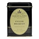 Harney and Sons English Breakfast Loose Black Tea - 4oz Loose Leaf Tin, Pure China Keemun, Bold, Full-Bodied Flavor, Great for Hot, Iced, or Teapot
