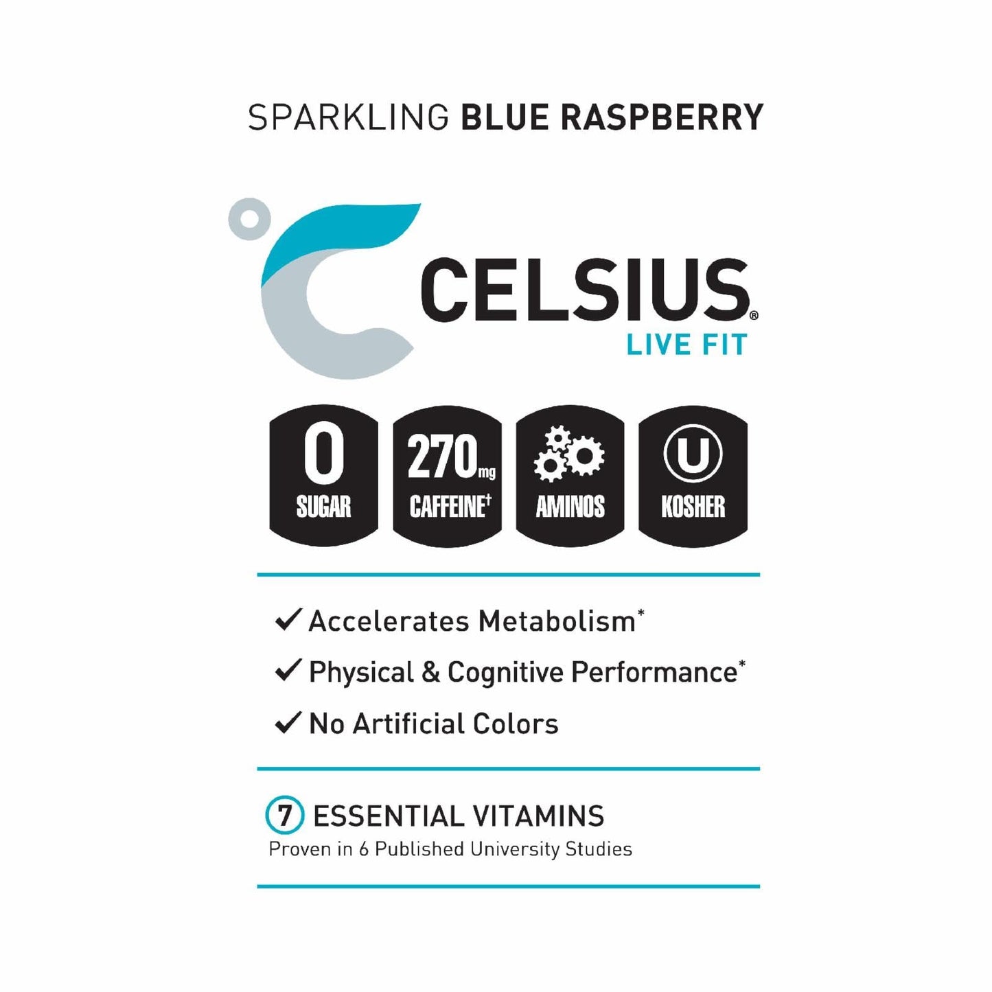 Celsius Essentials Blue Crush 16oz