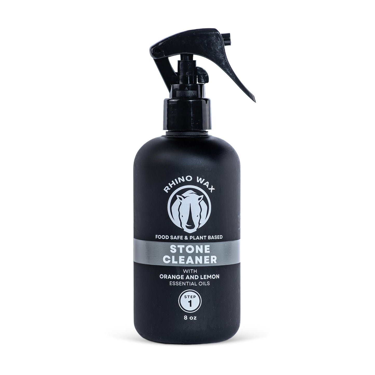 Rhino Wax Soapstone Spray Cleaner - Safely Clean Soap Stone, Slate, Granite, Quartz, Marble, Concrete - Food Safe - Natural Ingredients - Fresh Orange
