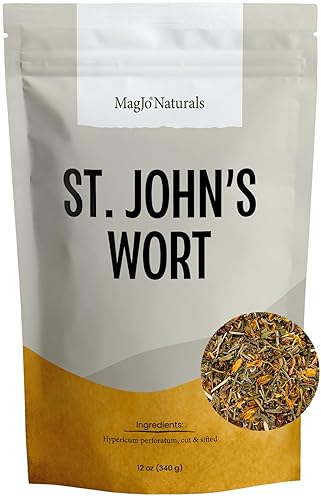 MagJo Naturals, St. John's Wort Herb (12 Ounce) Cut & Sifted