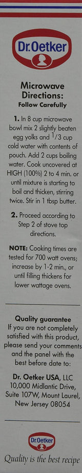 Dr Oetker Pie Filling Lemon, 7.5 oz