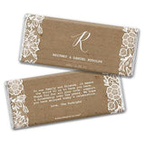 Rustic Wedding Favors for Guests Personalized Chocolate Bars (36 Pack) - Bridal Shower Favors for Guests, Rustic Wedding Candy
