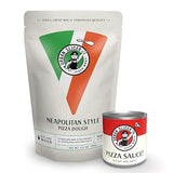 Urban Slicer Pizza Worx - Neapolitan Style Pizza Dough and Pizza Sauce Pack - At-Home Pizza Making Kit for Classic Artisan Pizza - Makes 2 Pizzas