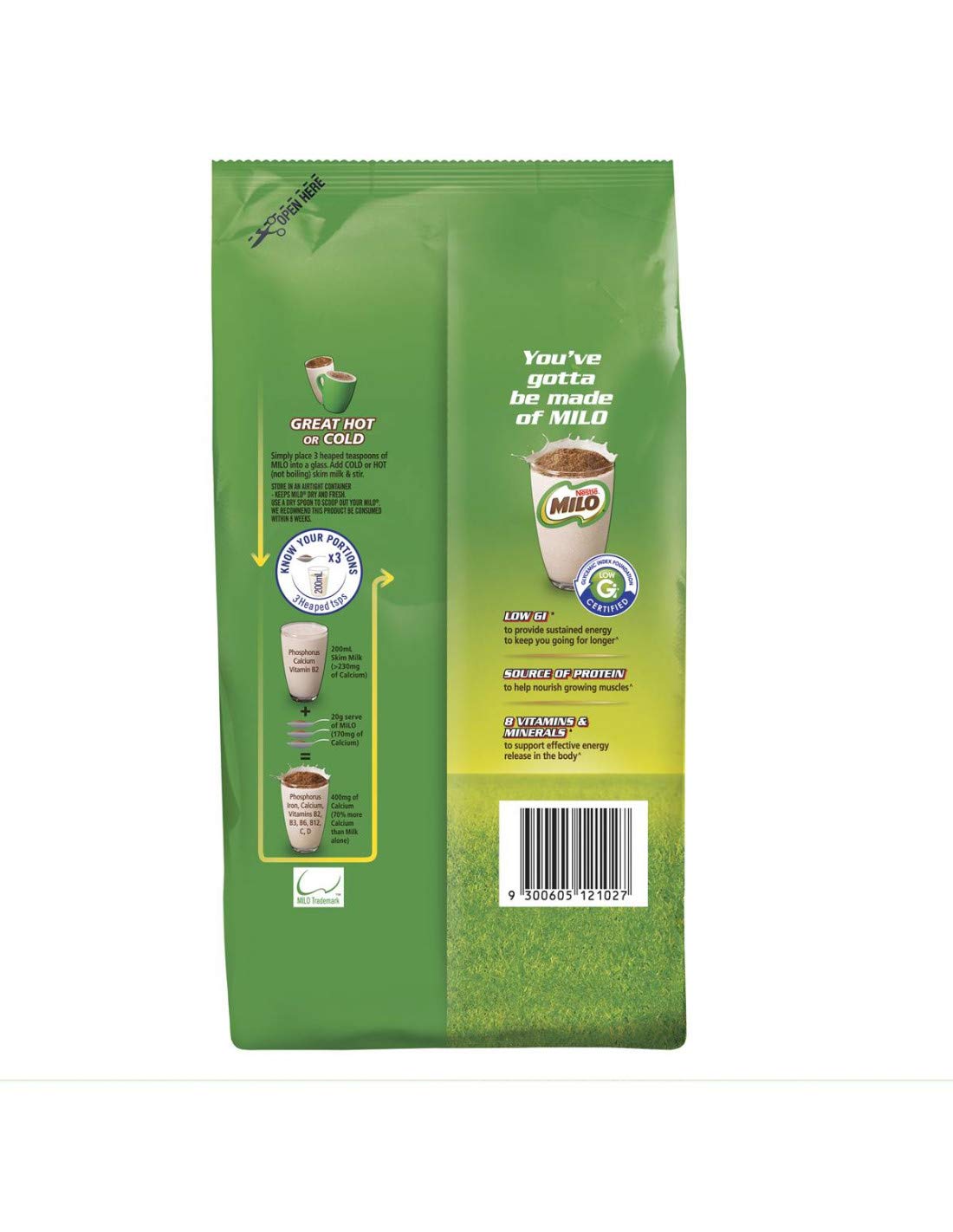 Nestle Milo 730g Refill Pack - Australian Made