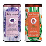 The Republic of Tea Day of Beauty Tea Combo Pack, Daily Beauty Herbal Tea and Clean Beauty Herbal Tea