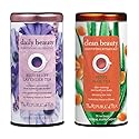 The Republic of Tea Day of Beauty Tea Combo Pack, Daily Beauty Herbal Tea and Clean Beauty Herbal Tea