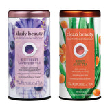 The Republic of Tea Day of Beauty Tea Combo Pack, Daily Beauty Herbal Tea and Clean Beauty Herbal Tea