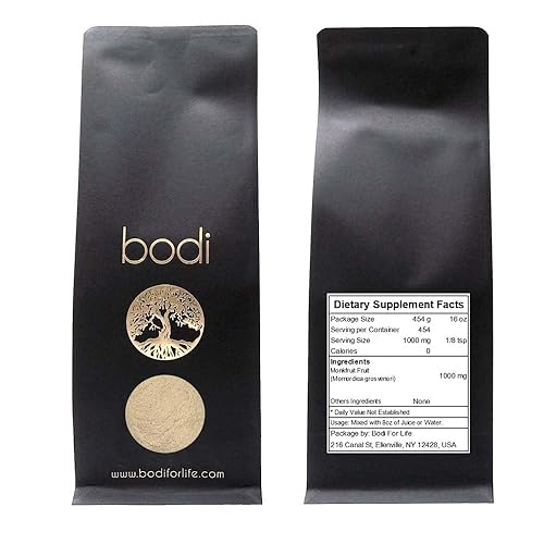 bodi : MonkFruit Powder | 4oz to 5lb | 100% Pure Natural Hand Crafted (1 lb)