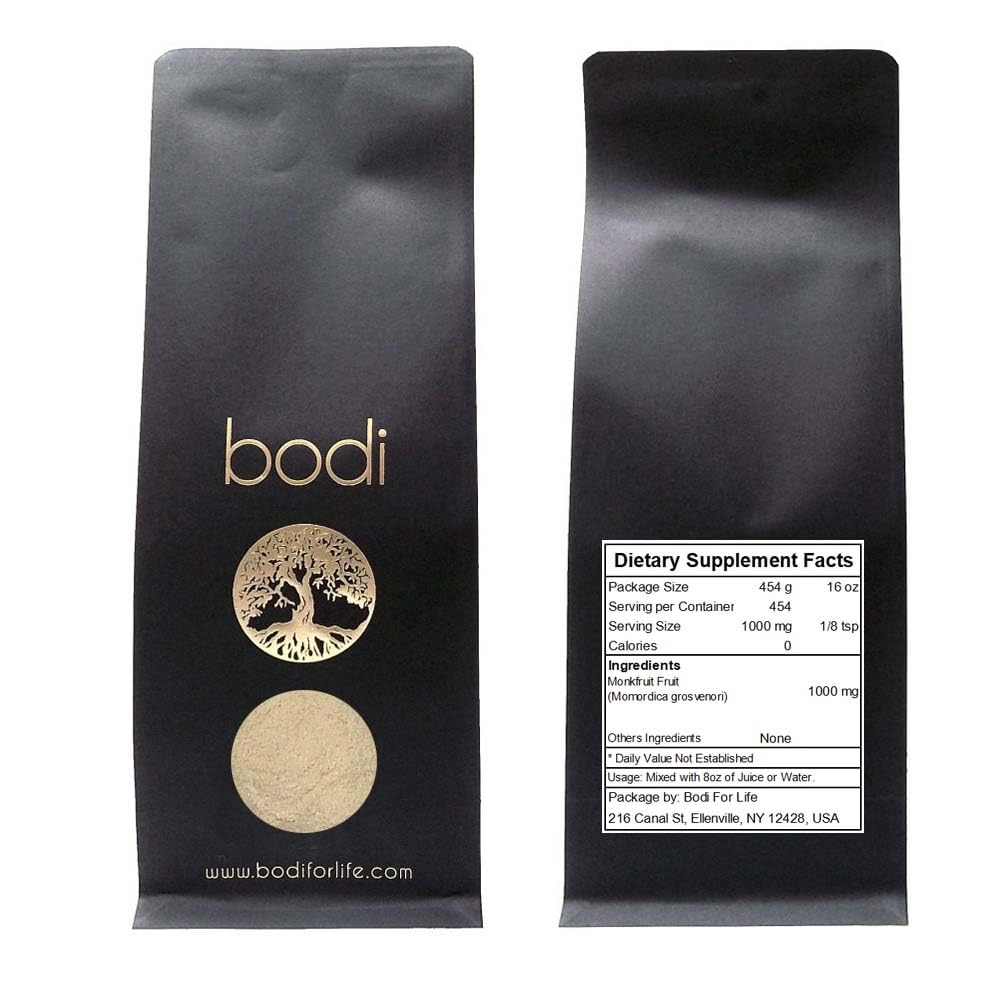 bodi : MonkFruit Powder | 4oz to 5lb | 100% Pure Natural Hand Crafted (1 lb)