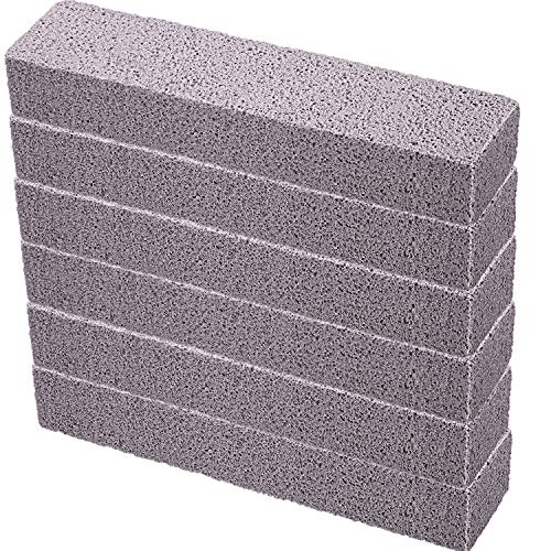 Chinco 6 Packs Pumice Stick for Cheaning, Pumice Scouring Stone Pad Removing Stain Grime Without Leaving Scratches for Kitchen Oven Stove Home