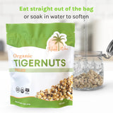 Skyland Kitchen Organic Peeled Tigernuts, Natural, Non-GMO and Gluten-Free, Raw Snack, Paleo, Keto and Vegan Friendly 2 x 16oz (Pack of 2)