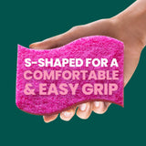Scotch-Brite Delicate Care Scrub Sponges, 9 Count (3 Packs of 3) - Non-Scratch Cleaning for Glassware, Non-Stick Cookware