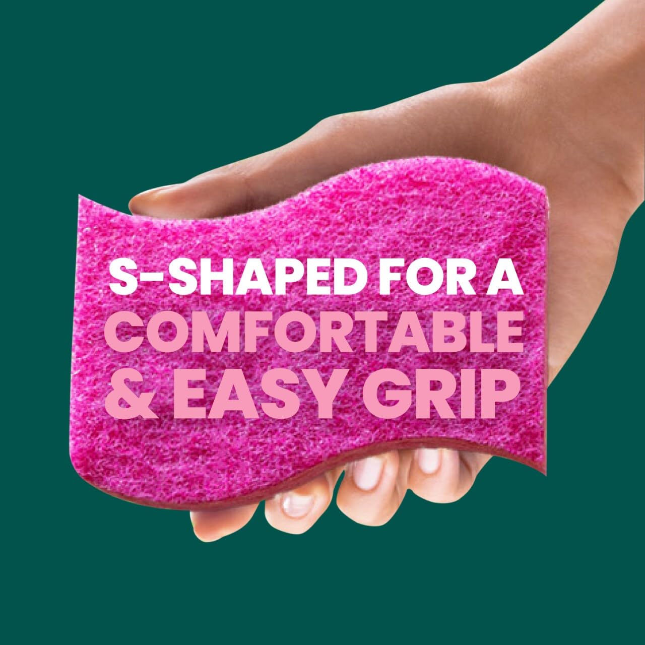 Scotch-Brite Delicate Care Scrub Sponges, 9 Count (3 Packs of 3) - Non-Scratch Cleaning for Glassware, Non-Stick Cookware