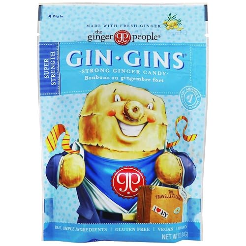 Ginger People Gin Gins Ginger Caramel Candy - 3 oz