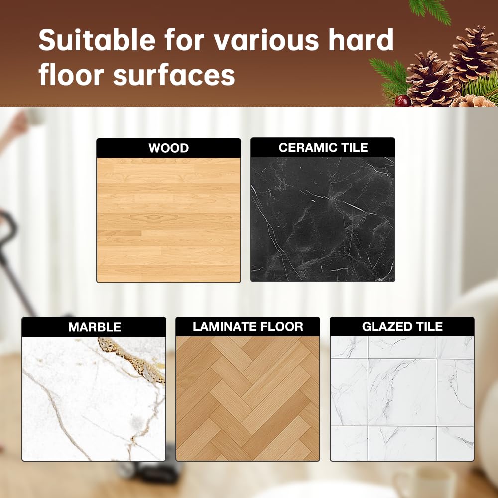 PUREFUSION Floor Cleaning Solution Compatible With Tineco iFLOOR FLOOR ONE Series Wet Dry Vacuum, Cedar Wood Scent Deodorizing Floor Cleaner Solution