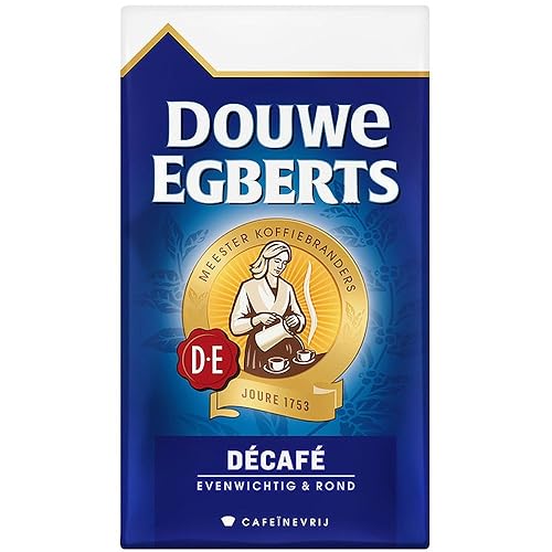 Douwe Egberts, Decaffeinated, Ground Coffee - Medium Roast, Decaf Coffee - Rich, Aromatic, and Smooth, Perfectly Balanced Flavor, 8.8 Ounce