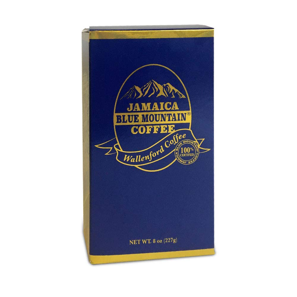 Aroma Ridge Jamaica Blue Mountain® Coffee Whole Bean 8oz Gift Box - Medium Roast Fresh Roasted in USA - 100% Pure and Authentic Jamaican Gourmet