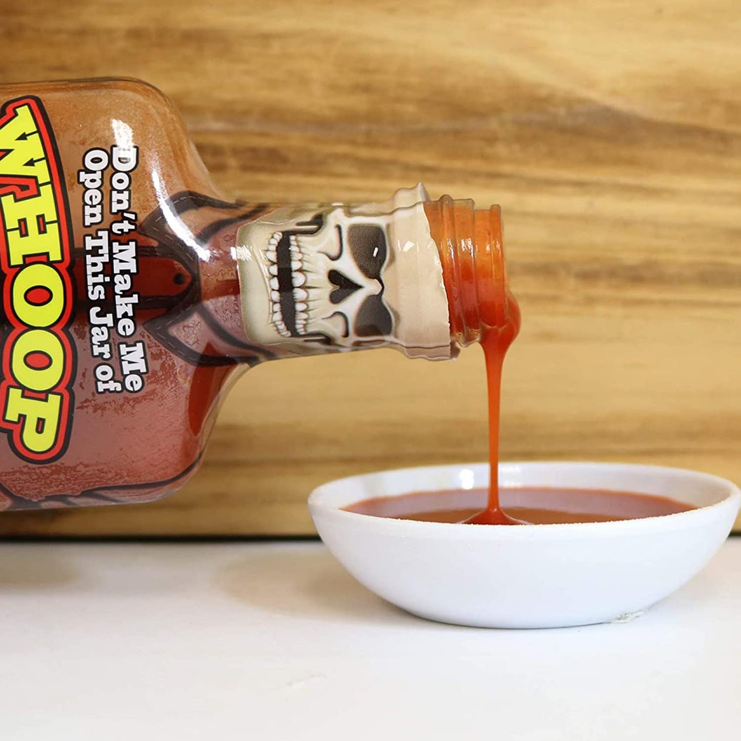 Premium Ghost Pepper Hot Sauce and Carolina Reaper Hot Sauce Gift Set - Packaged in Collectible Figurine Bottles - Perfect for Chicken Wings or a Gift