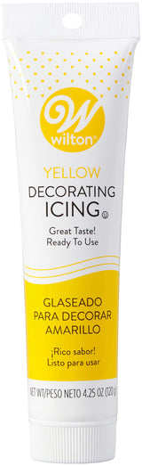 Food Items ICING TUBES 4.25OZ LEMN YELLW, us:one size, Lemon Yellow