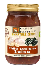 Garlic Festival Foods Chile Relleno Salsa 16oz.