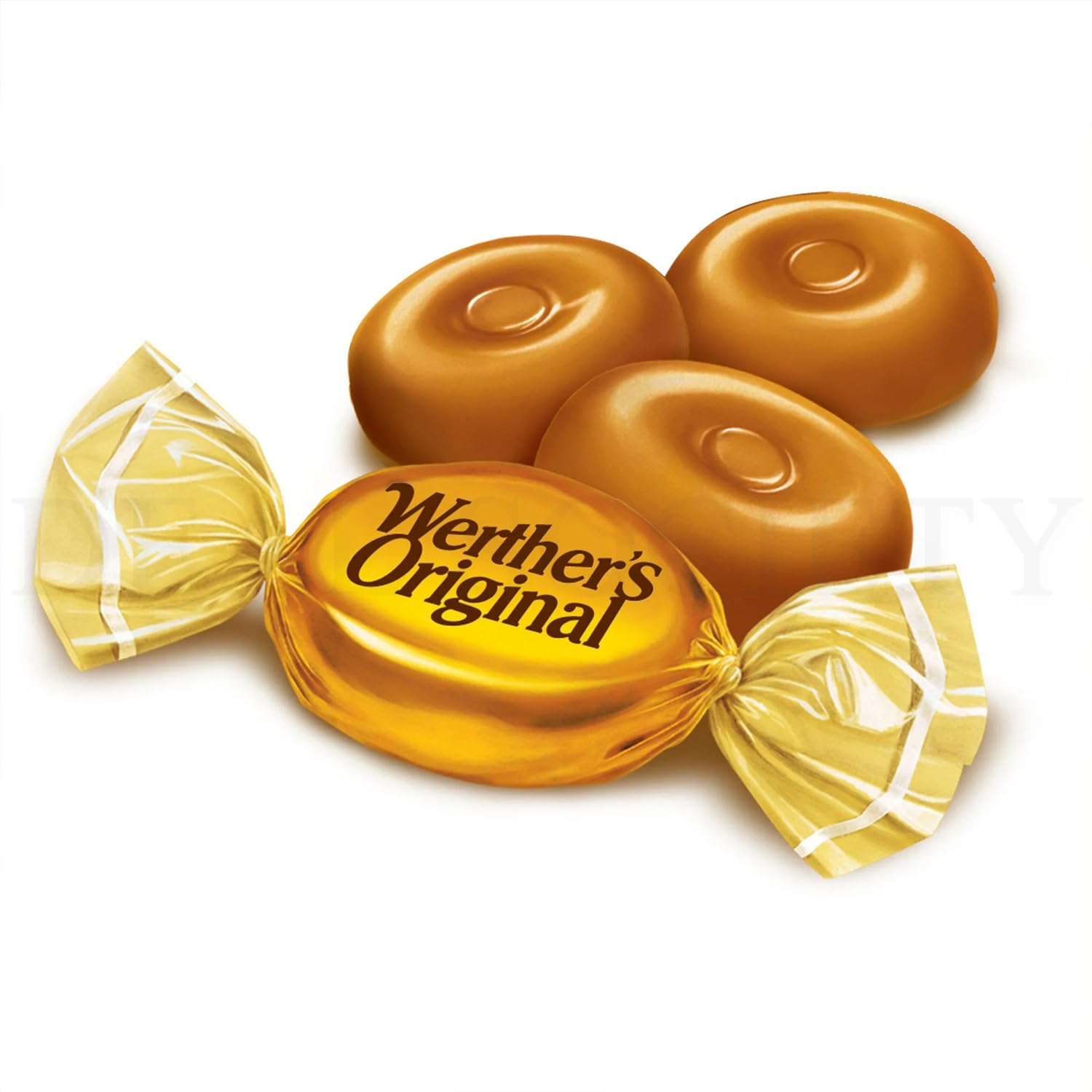 Werther’s Original Hard Caramel Candy - 2.5 lb Bulk Bag Pack - Individually Wrapped Classic Caramel Pieces - Great for Party Favors, Holiday
