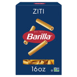 Barilla Ziti Pasta, 16 oz. Box - Non-GMO, Made with Durum Wheat Semolina - Kosher Certified