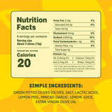 Freestyle Snacks, Olives Green Lemon Garlic, 4 Ounce