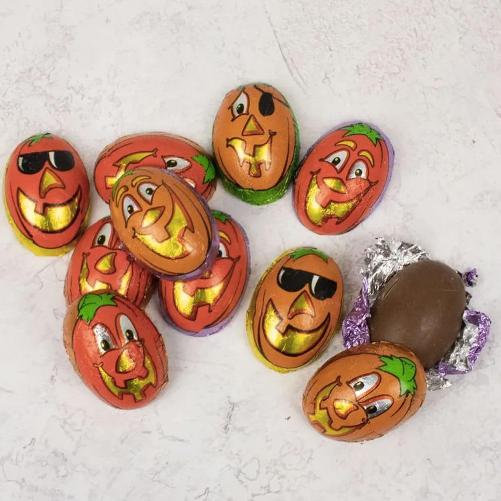 47 Pcs Halloween Candy Chocolate Pumpkins Pals (1 lb)