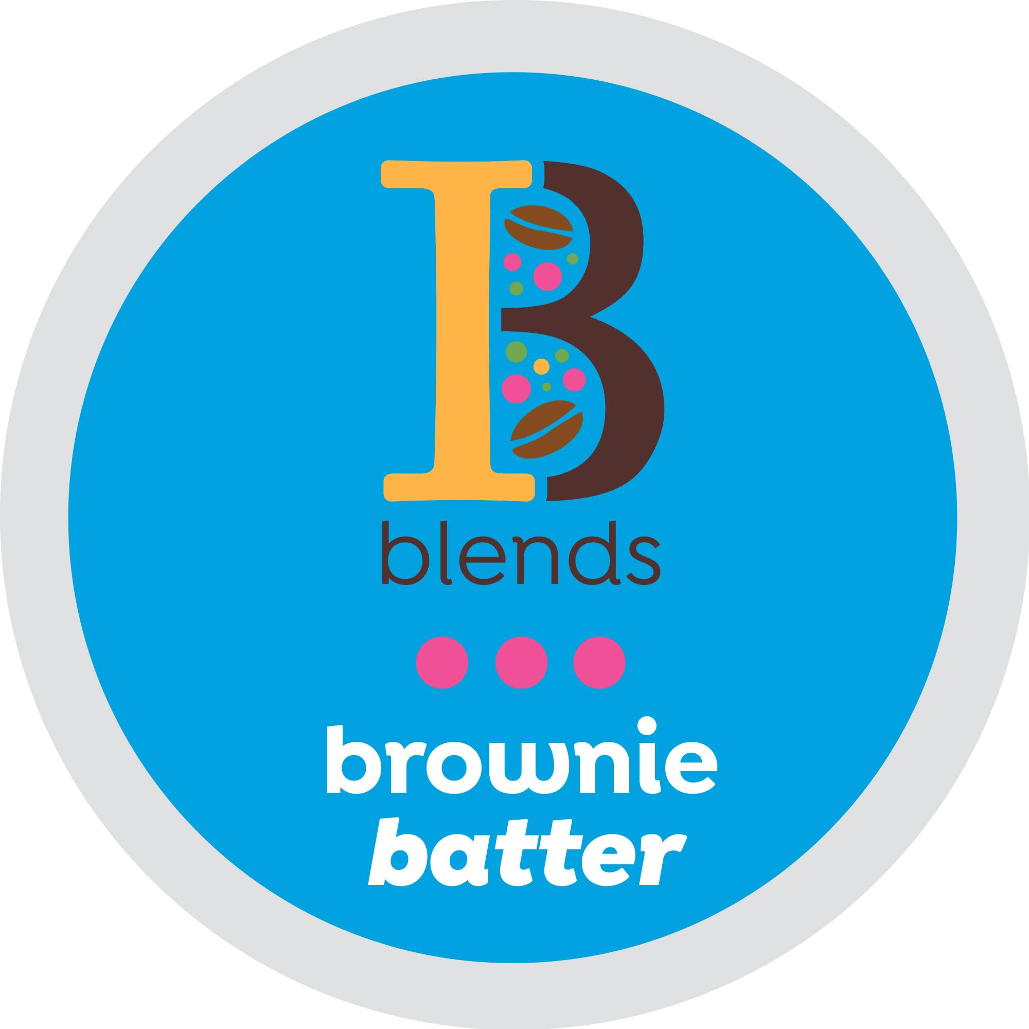Intelligent Blends Brownie Batter Flavored Coffee Pods, 16 ct, Medium Roast Single Serve Pods - 100% Arabica Coffee, Compatible with Keurig K Cups