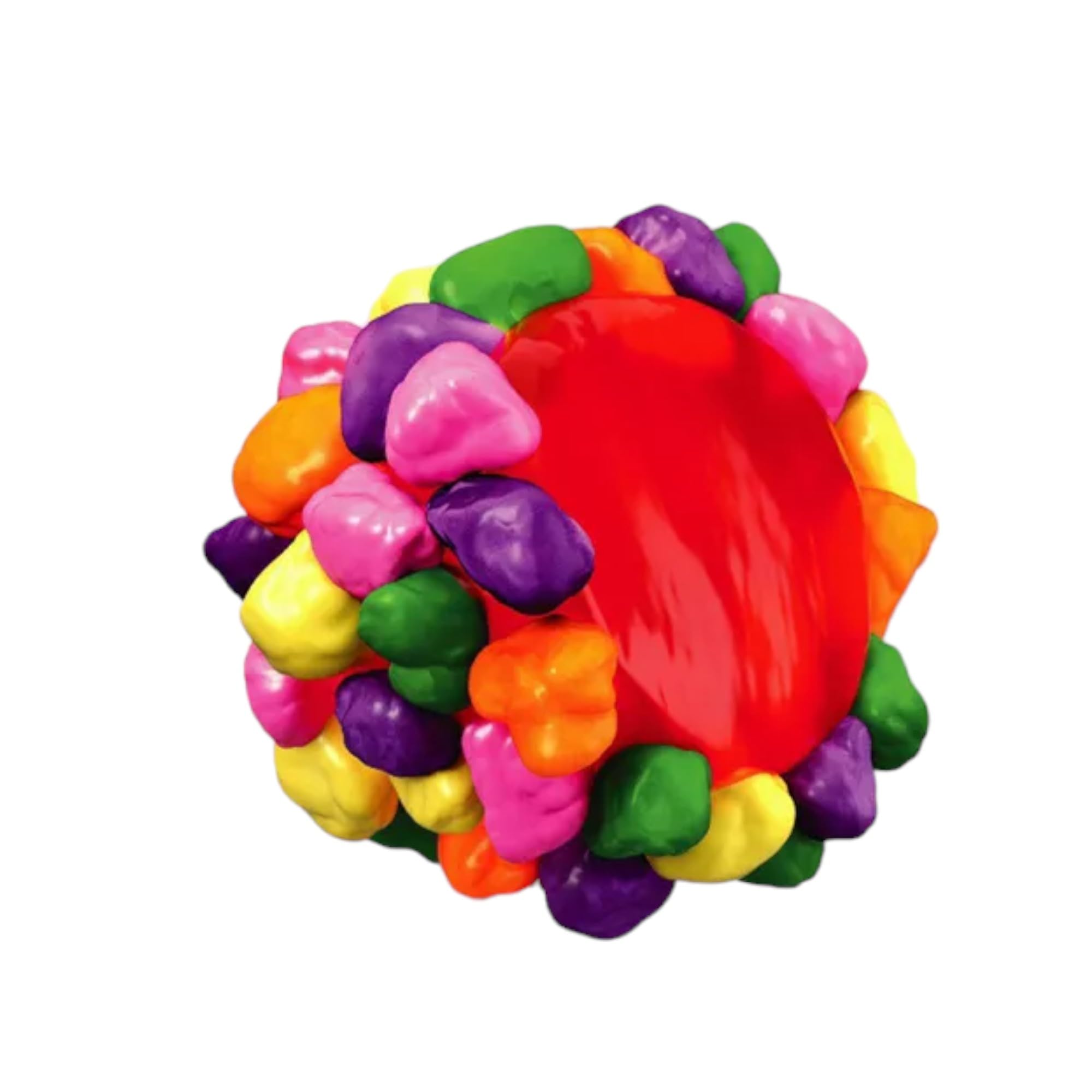 KLub Bulk Gummy Cluster -1.5 lbs Vibrant Rainbow Flavors, Deliciously Fun Clusters, Perfect for Snacking Gummy Clusters Candy, Rainbow Candy Mix