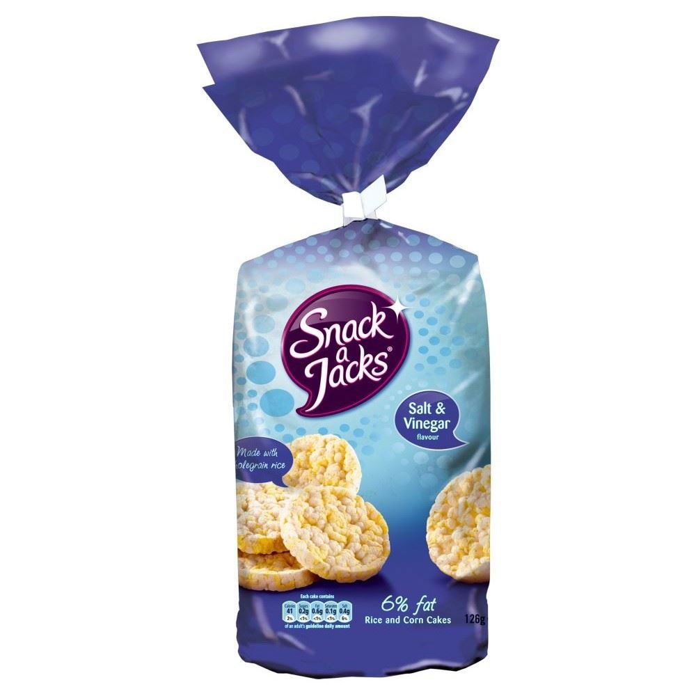 Snack-a-Jacks Jumbo Salt & Vinegar (126g) - Pack of 2