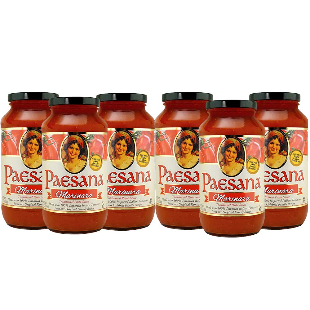 Paesana All Natural Marinara Sauce, 25 Ounce - 6 per case.