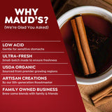 Maud's Organic Cinnamon Black Tea Pods, 22 ct, Recyclable Single Serve Tea Pods - 100% Gourmet Blended Tea Leaves, Compatible with Keurig K Cups Maker